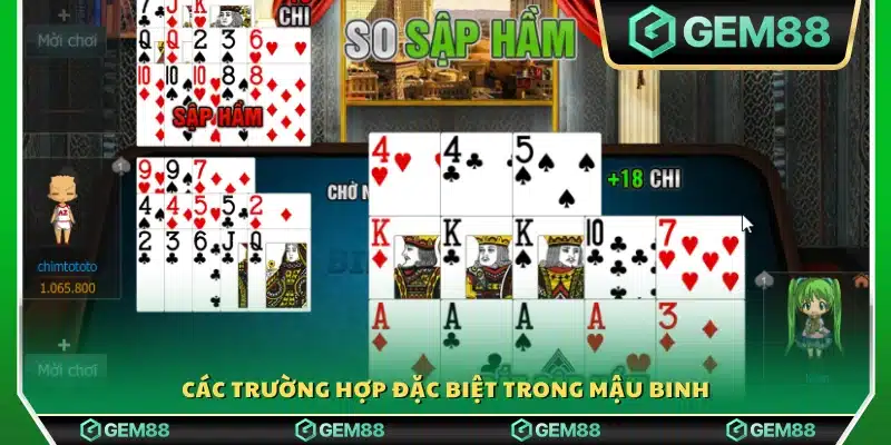Các trường hợp bài đặc biệt theo luật